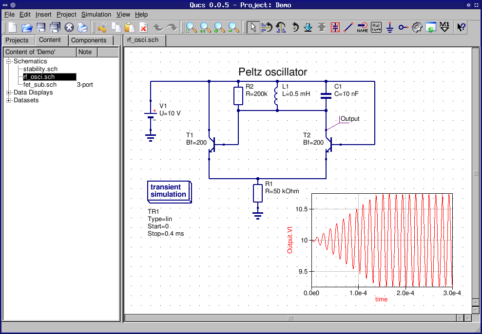 qucs screenshot